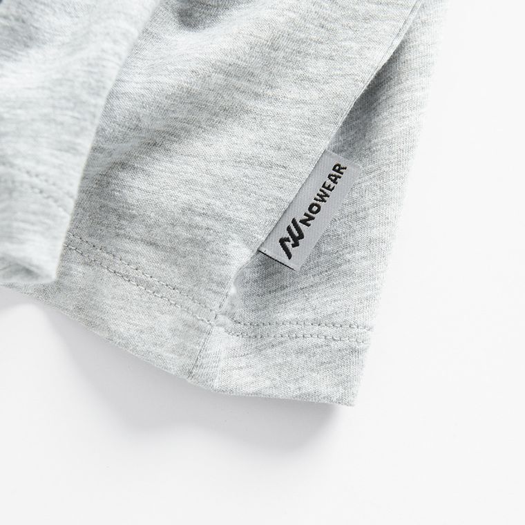 Szary t-shirt basic NOWEAR