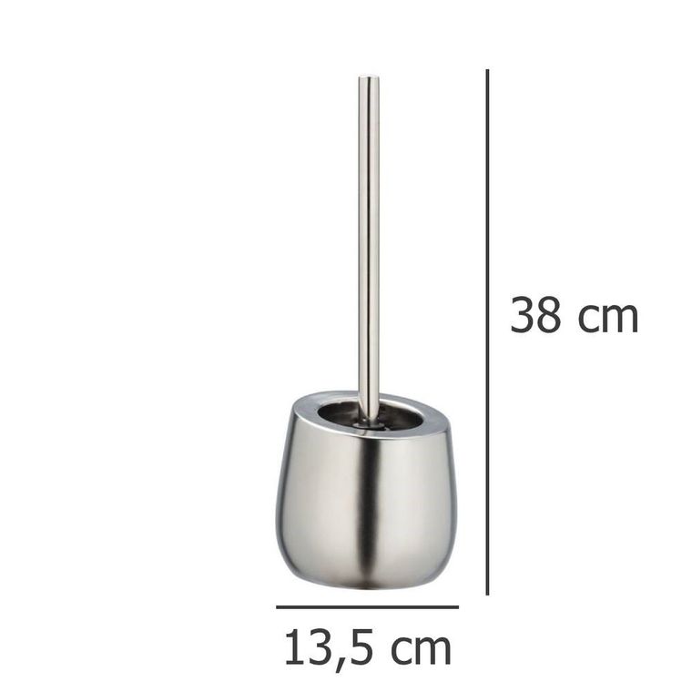 Szczotka wc, Badi, chrom Matt