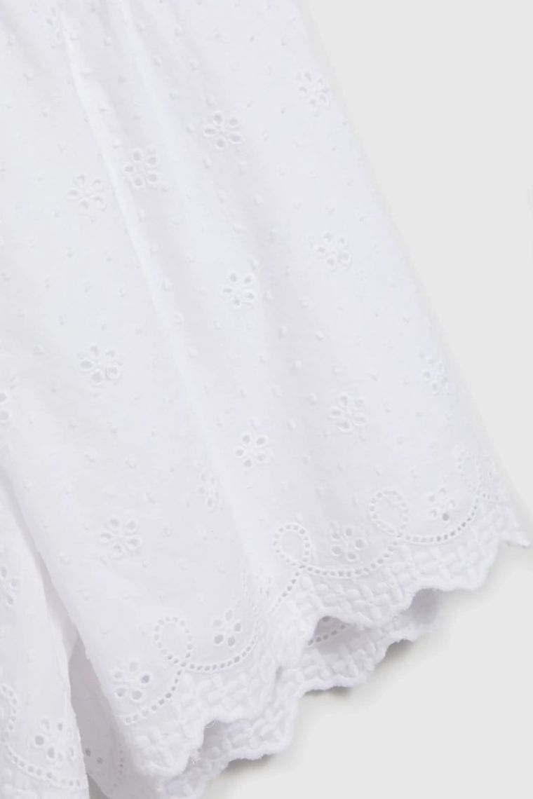 Szorty damskie, białe, Moodo