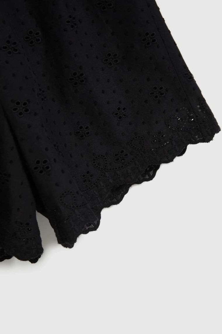 Szorty damskie, czarne, Moodo