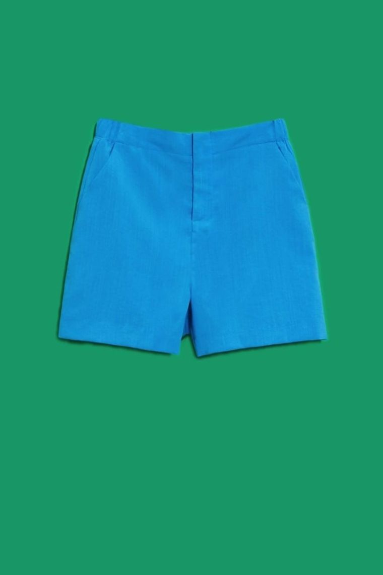 Szorty damskie, niebieskie, Moodo