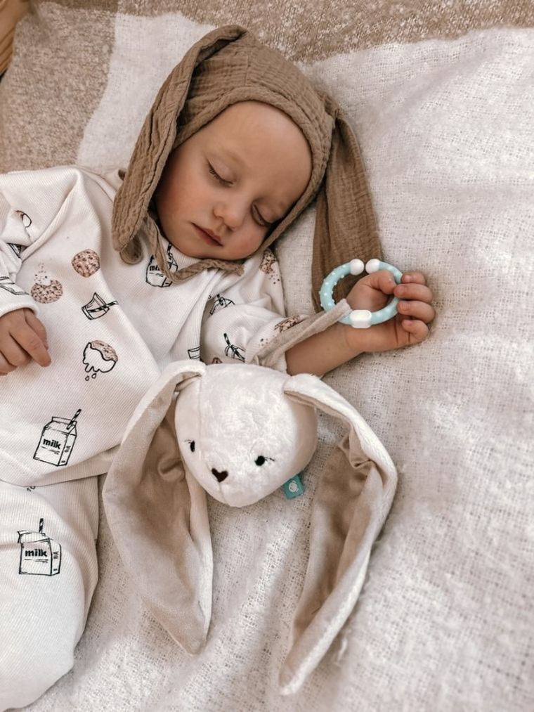Szumisie, Mini-mini, Królik, zawieszka z mechanizmem szumiącym, beżowa