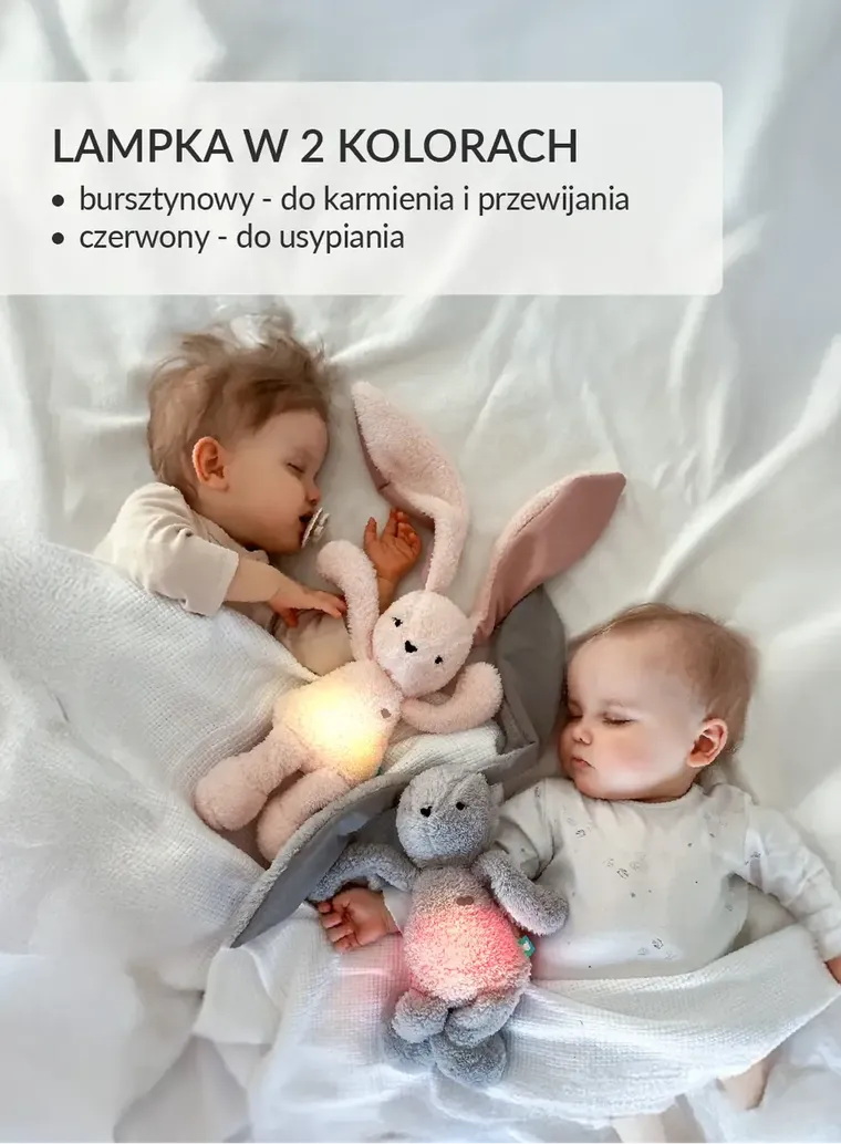 Szumisie, Szumiś Królik, maskotka 7w1 z aplikacją i lampką, brązowy