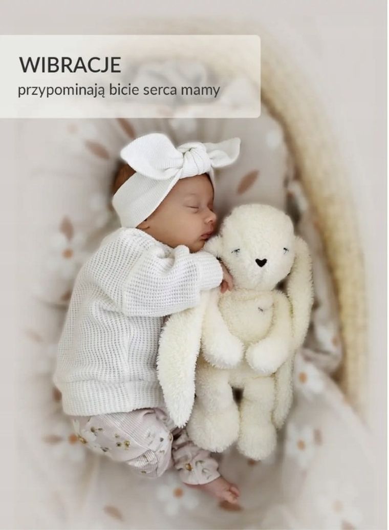 Szumisie, Szumiś Królik z lampką 5w1, ecru, 30 cm