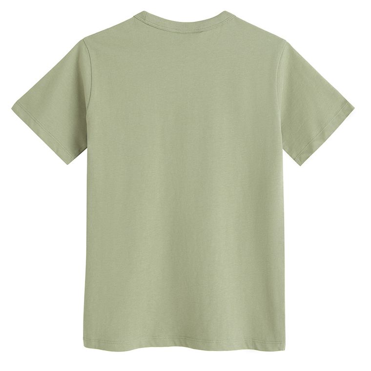 T-shirt regular z bawełny czesanej NOWEAR