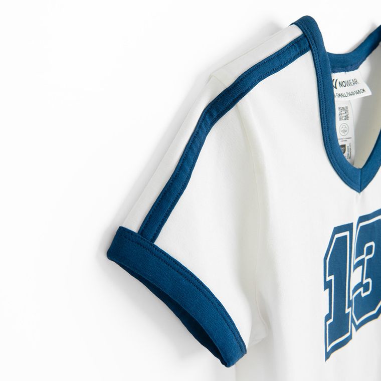 T-shirt z nadrukiem o kroju slim NOWEAR