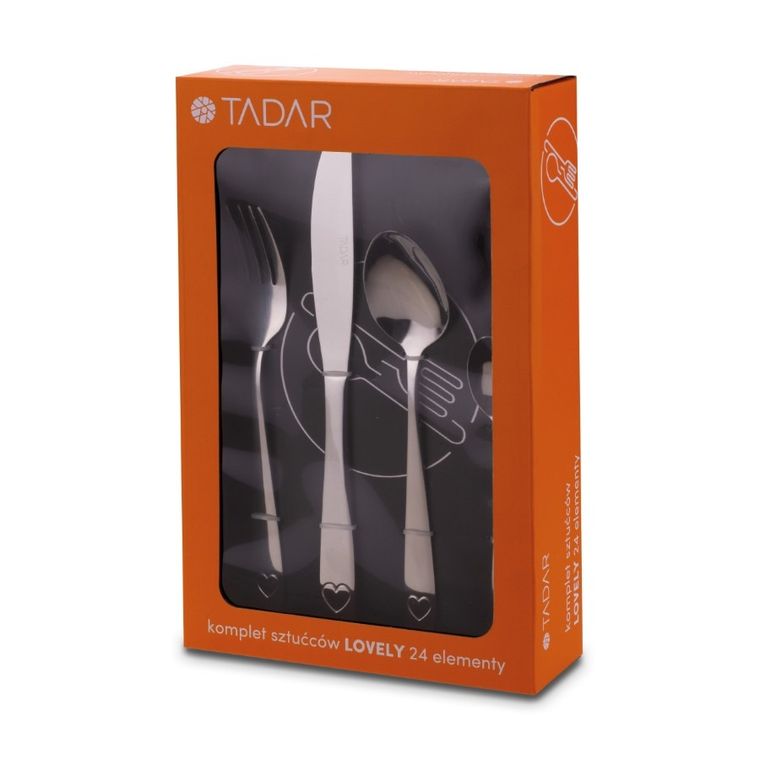 Tadar, Lovely, komplet sztućców, 24 elementy