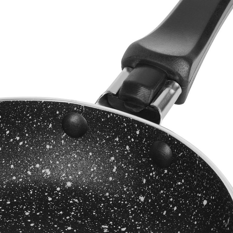 Tadar Marmara Black, rondel marmurkowy non-stick, 14 cm