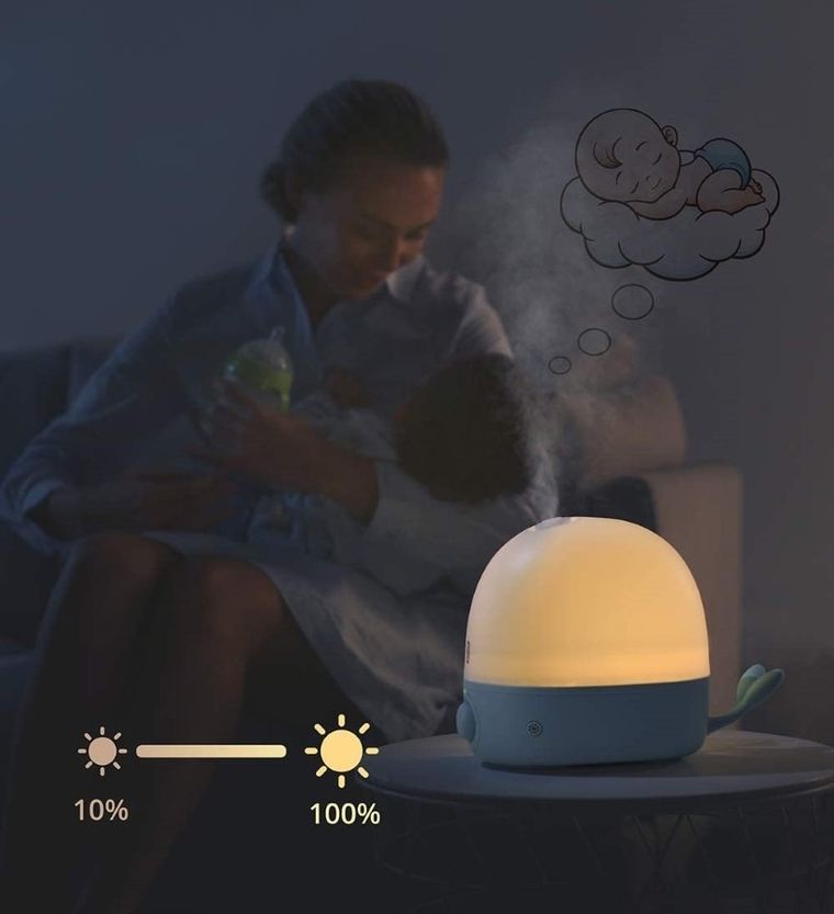 TaoTronics, nawilżacz powietrza dla dzieci, z dyfuzorem olejków i lampką nocną