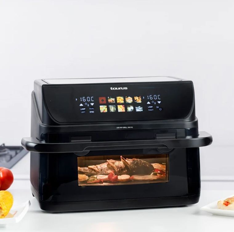 Taurus, frytownica beztłuszczowa, z długim koszem i grillem, 973004000