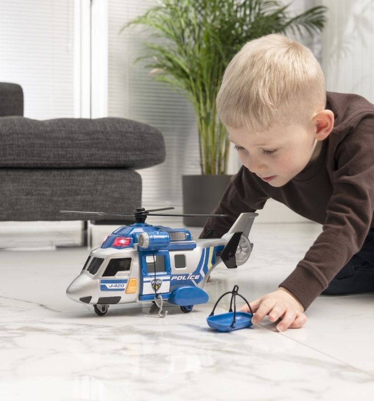 Teamsterz, Helikopter policyjny, pojazd ratunkowy, światło i dźwięk