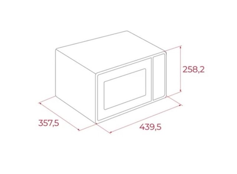 Teka, kuchenka mikrofalowa, biała, FS20