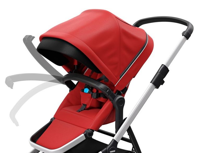 Thule, Sleek, wózek spacerowy, Energy Red