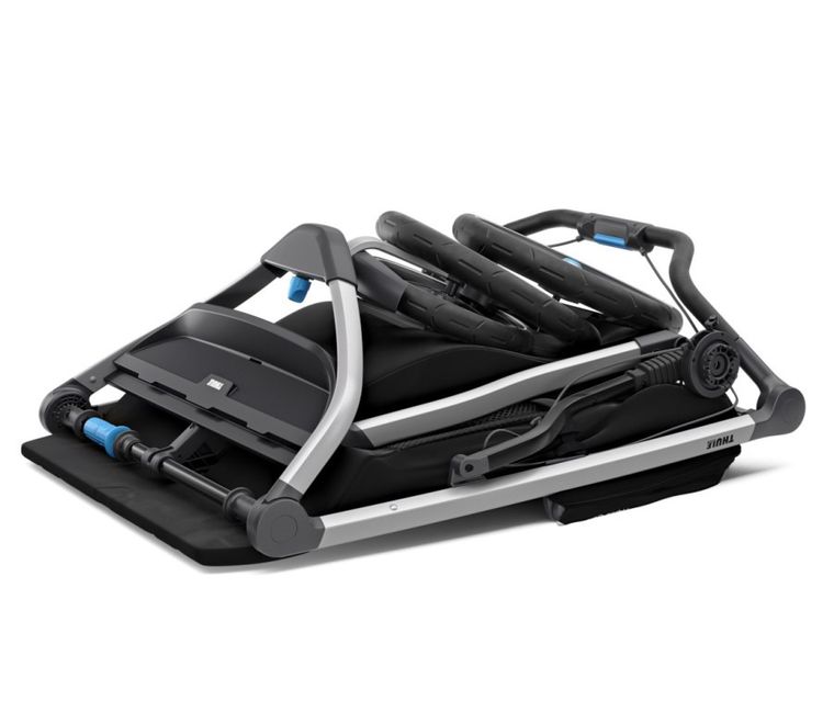 Thule, Urban Glide 2, wózek spacerowy bliźniaczy, jet black
