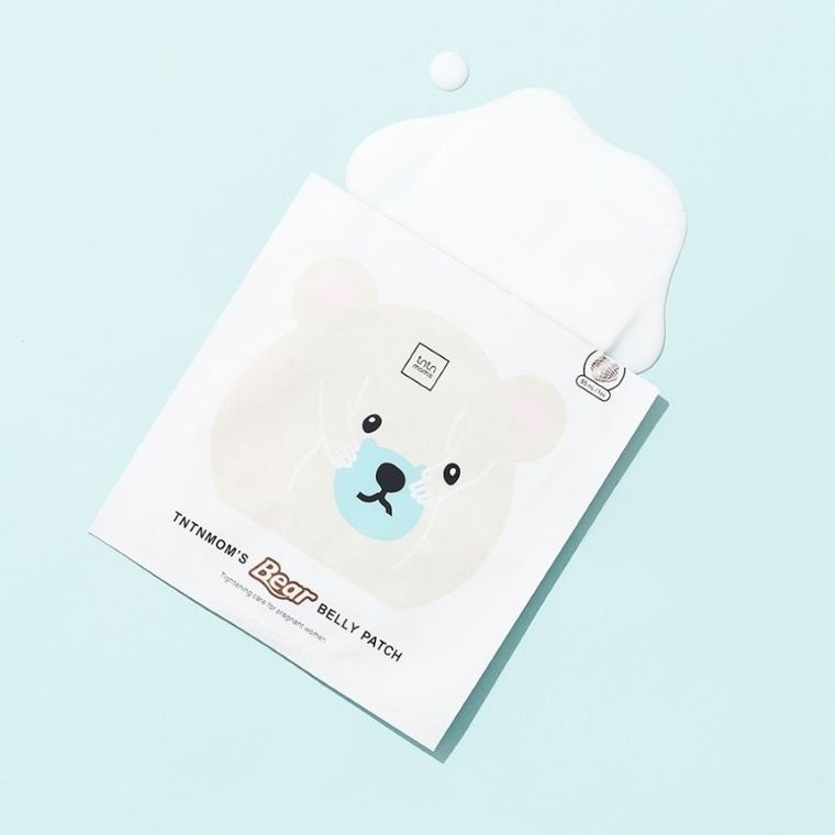 tntn mom's, nawilżająca maska na brzuch dla kobiet w ciąży, 7 szt.