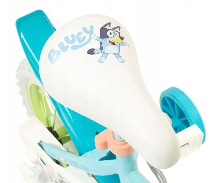 Toimsa, Bluey, rower, błękitno-limonkowy, 12"
