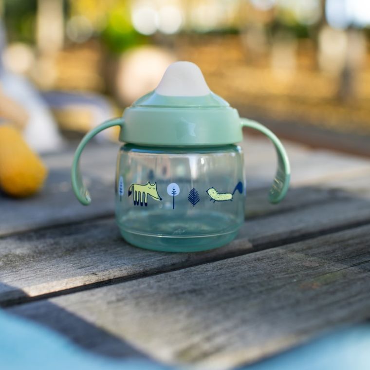 Tommee Tippee, Sippee, kubek treningowy, zielony, 190 ml