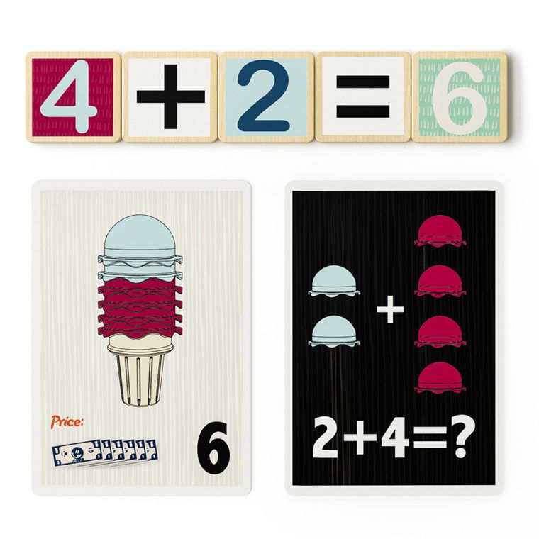 Topbright, Lodziarnia, zabawa matematyczna, zabawka edukacyjna