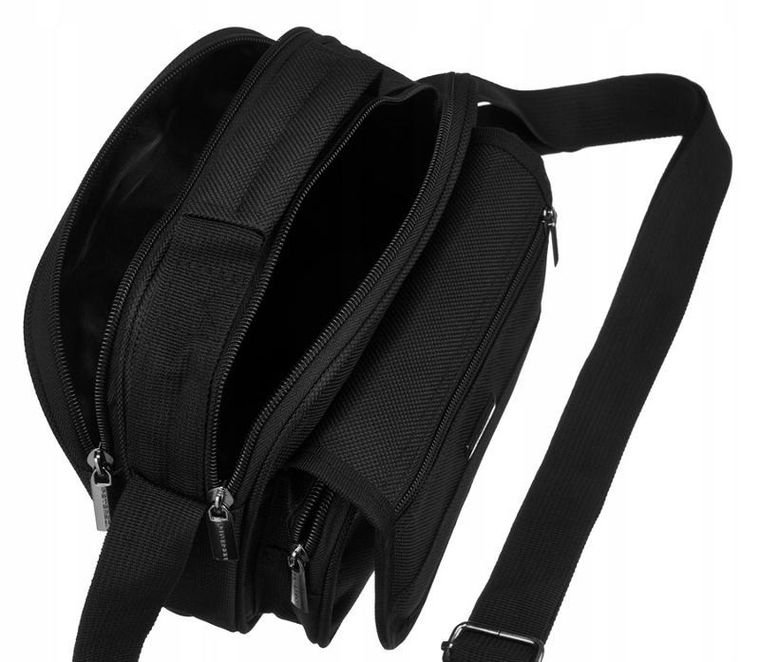 Torba listonoszka, czarna, Peterson