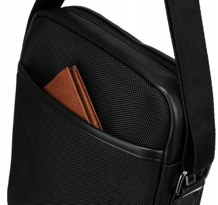 Torba listonoszka, czarna, Rovicky