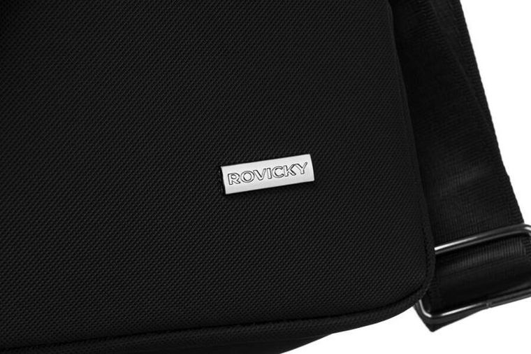 Torba listonoszka, czarna, Rovicky