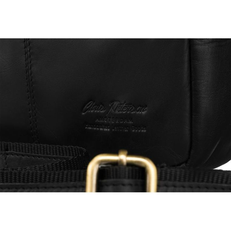 Torba listonoszka, czarna, skórzana, Rovicky