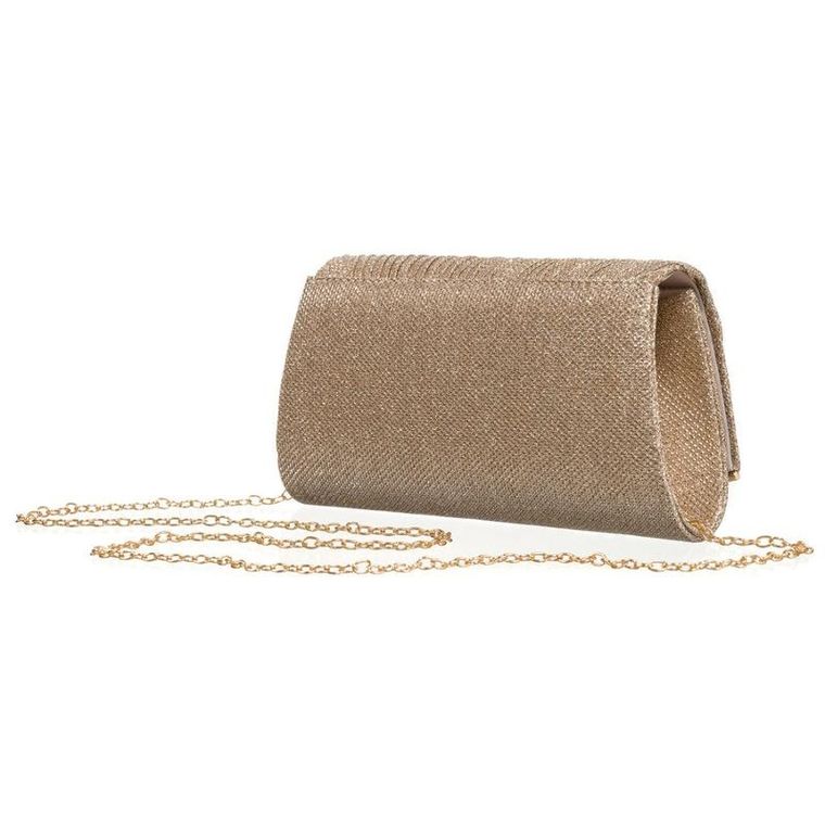 Torebka kopertówka, złota, Rovicky