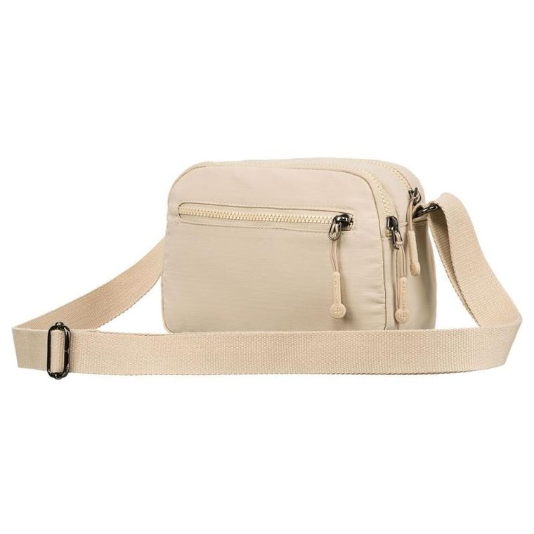 Torebka listonoszka, beżowa, Peterson