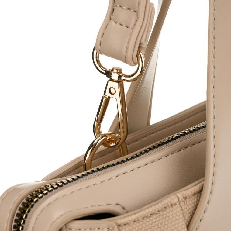 Torebka listonoszka, beżowa, Peterson