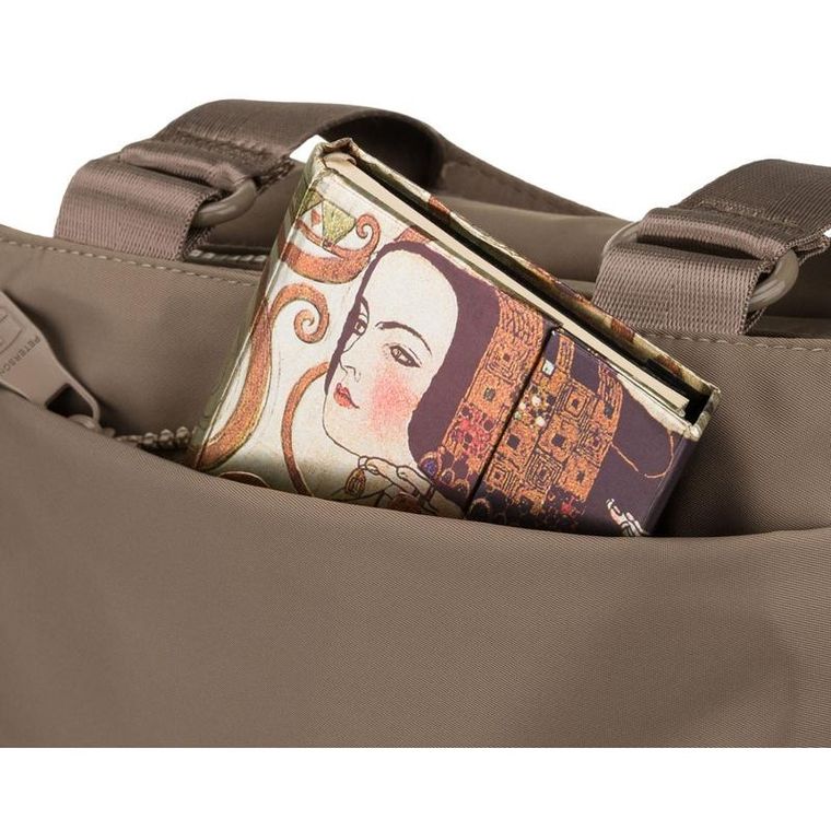 Torebka listonoszka, beżowa, Peterson