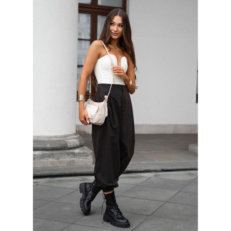 Torebka listonoszka, beżowa, skóra ekologiczna, Peterson