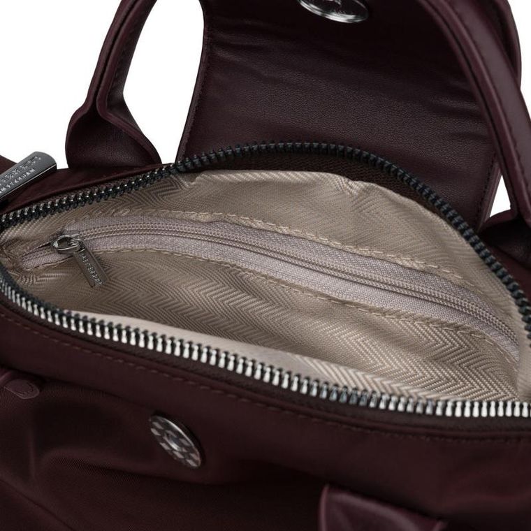 Torebka listonoszka, bordowa, Peterson