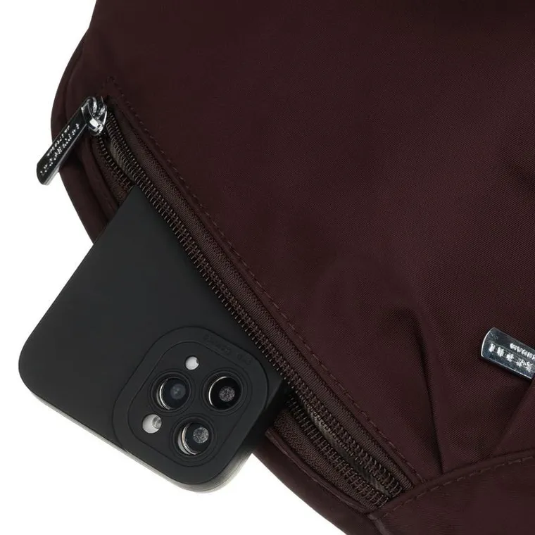 Torebka listonoszka, bordowa, Peterson