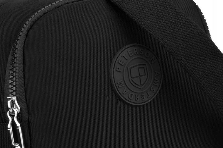 Torebka listonoszka, czarna, Peterson