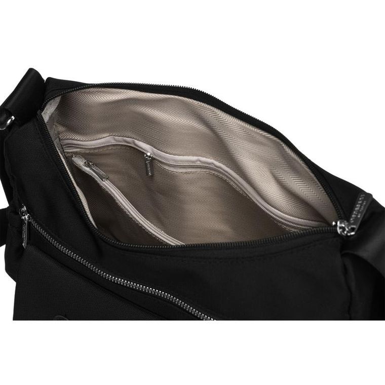 Torebka listonoszka, czarna, Peterson