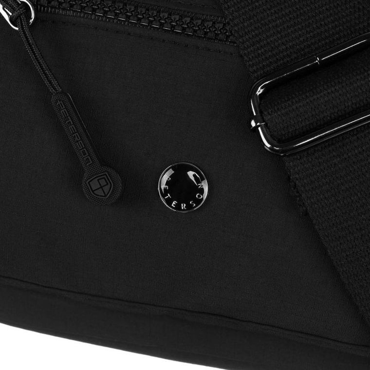 Torebka listonoszka, czarna, Peterson