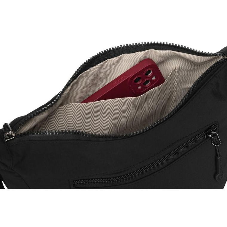 Torebka listonoszka, czarna, Peterson