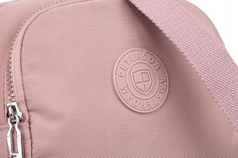 Torebka listonoszka, różowa, Peterson