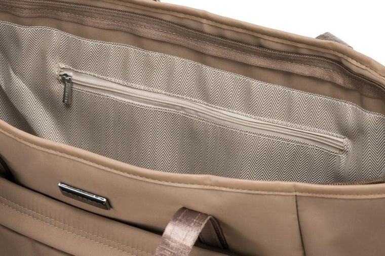 Torebka shopper, beżowa, Peterson