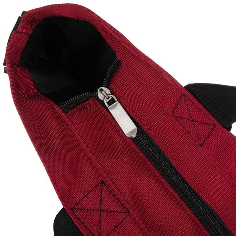 Torebka shopper, bordowa, Peterson