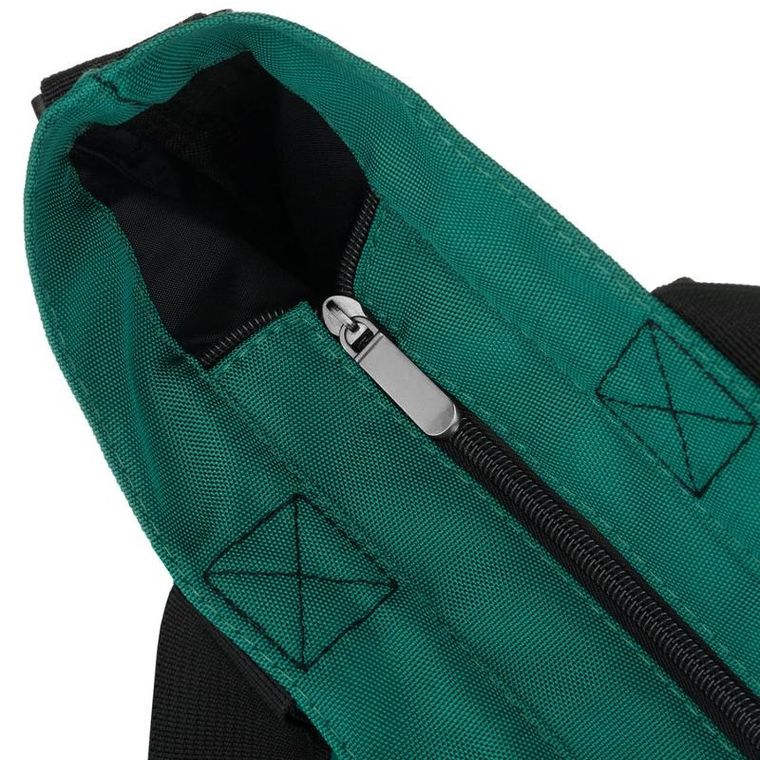 Torebka shopper, ciemnozielona, Peterson