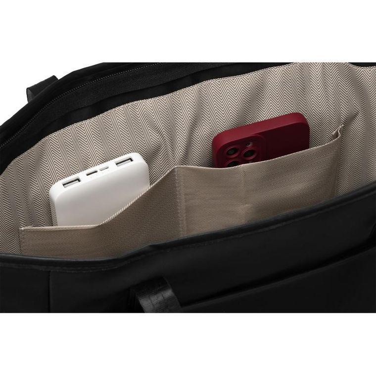 Torebka shopper, czarna, Peterson