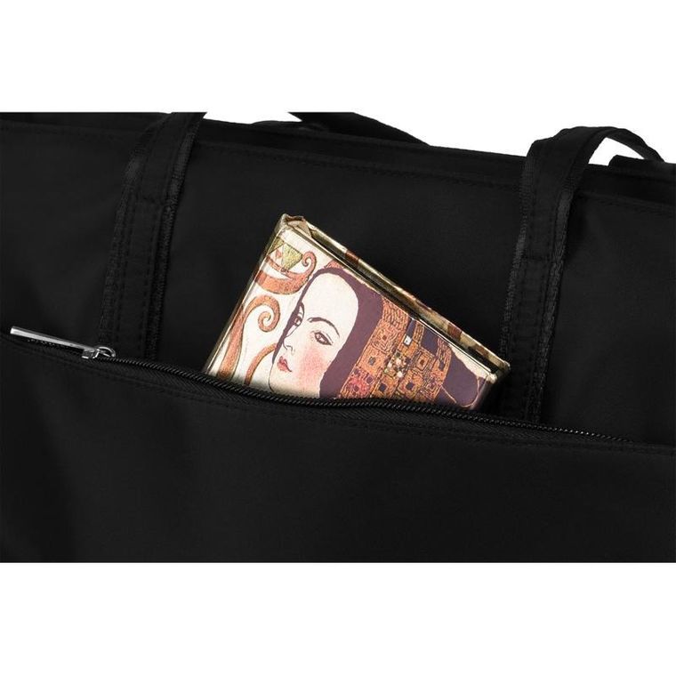 Torebka shopper, czarna, Peterson