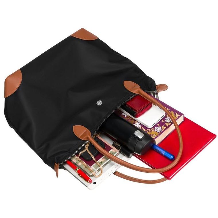 Torebka shopper, czarna, Peterson