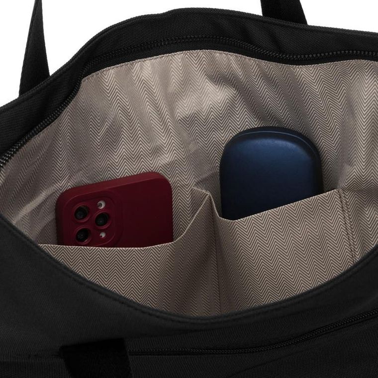 Torebka shopper, czarna, Peterson