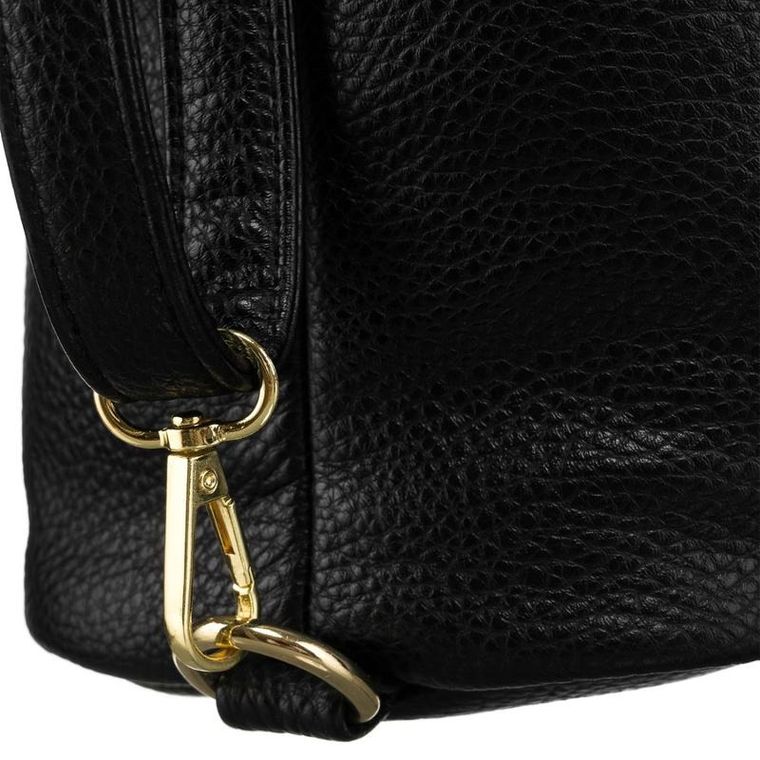 Torebka shopper, czarna, Rovicky