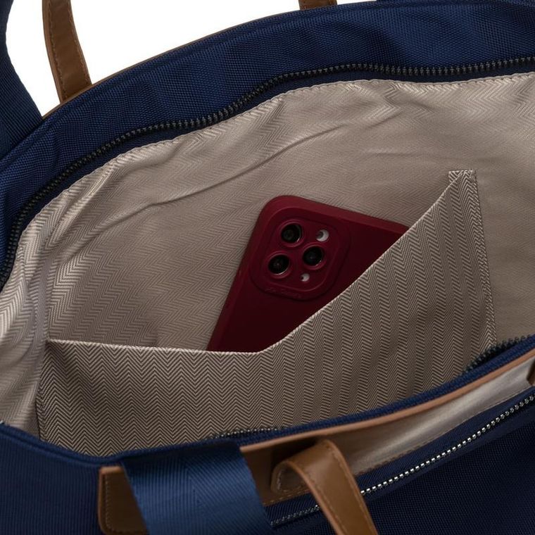 Torebka shopper, granatowa, Peterson