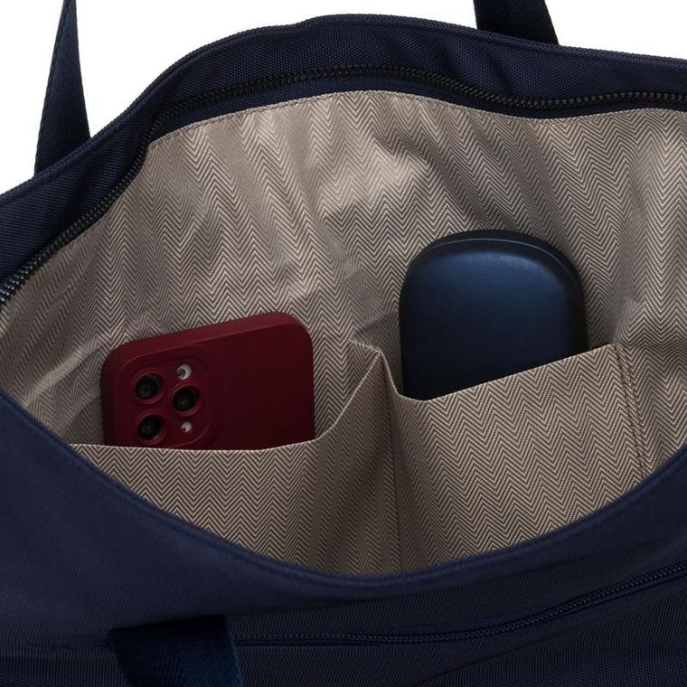 Torebka shopper, granatowa, Peterson