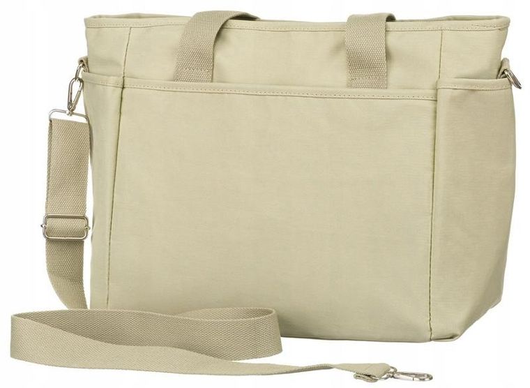 Torebka shopper, jasnozielona, Peterson