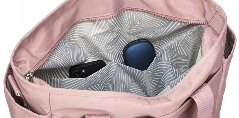 Torebka shopper, różowa, Peterson